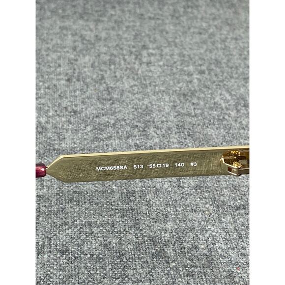 MCM Purple Sunglasses Designer Eyewear “Sunnies” 658SA 513 with Hard Case 55mm - Picture 3 of 8